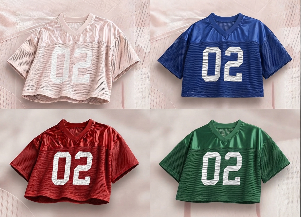 Cropped Football Jerseys